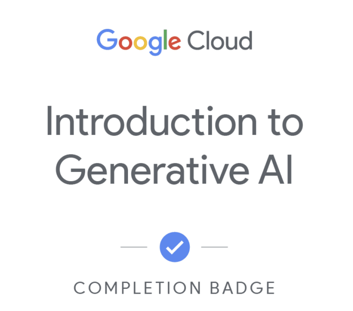 Introduction to Generative AI