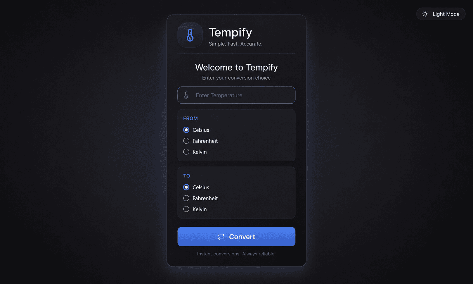 Tempify
