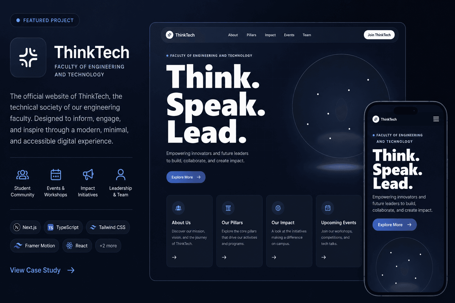 ThinkTech STEM Society Website